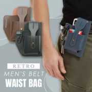 Retro Belt Waist Fashionable Bag (Merun)